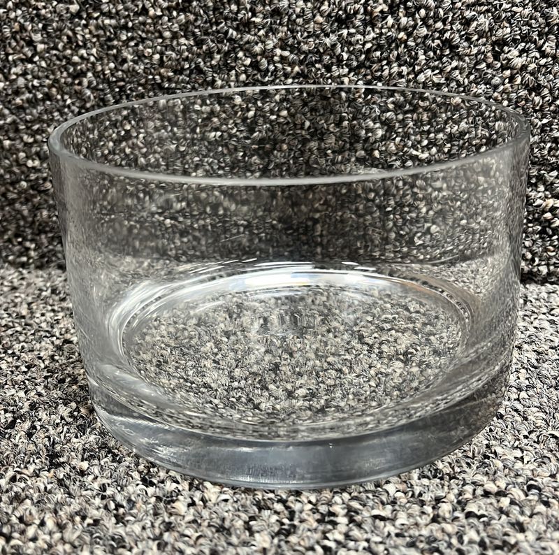 Small Glass Salad Bowl