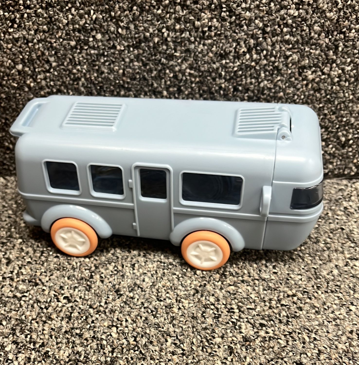 Kids Blue Bus Water Bottle