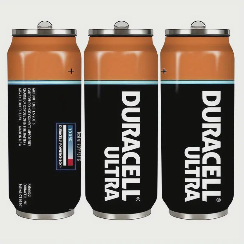 17oz Stainless Steel Insulated Duracell Tumbler