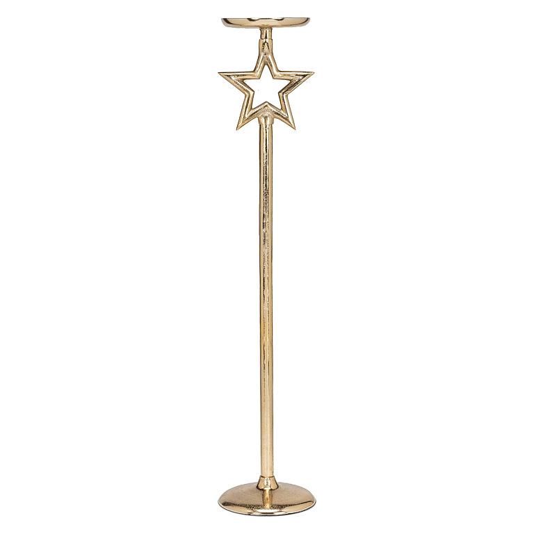 Tall Star Pillar Holder, Size: Large