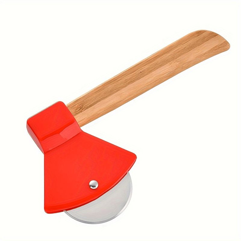 Pizza Cutter Axe, Colour: Red