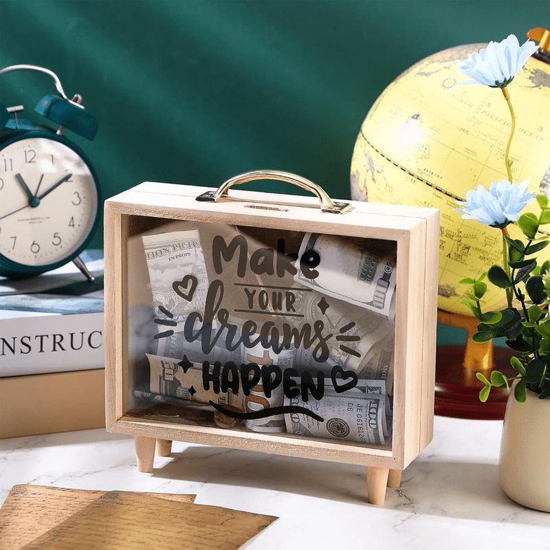 Wooden Dreams Travel Fund Box