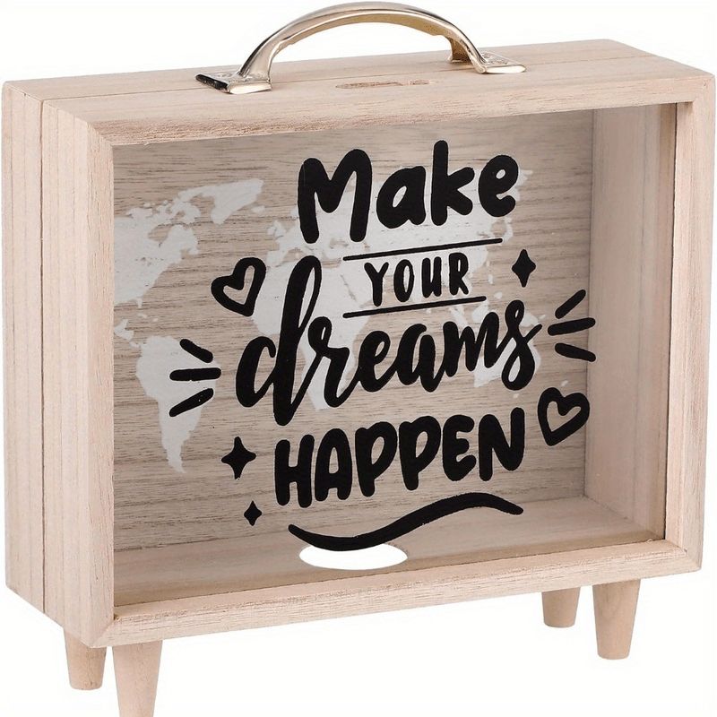 Wooden Dreams Travel Fund Box