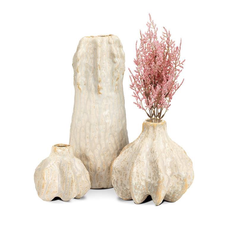 Spiny Bulb Vase-Ant White