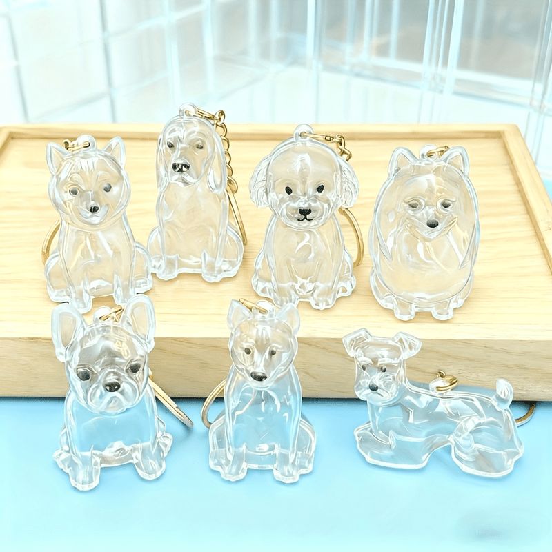 Dog Keychain Transparent