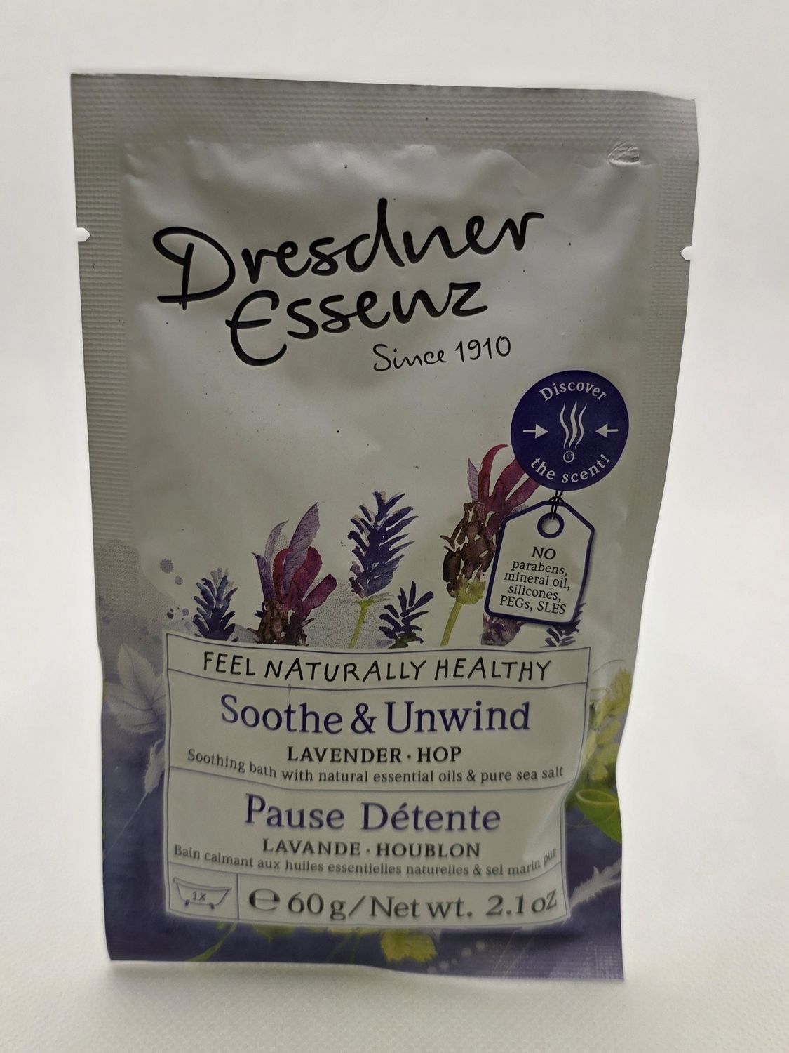 Bath Salt 60g, Type: Soothe &amp; Unwind Lavender