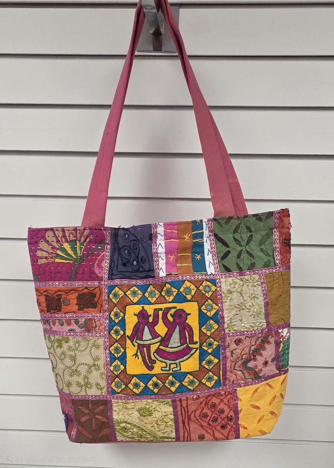 Indian Tote Single Side Embroidery