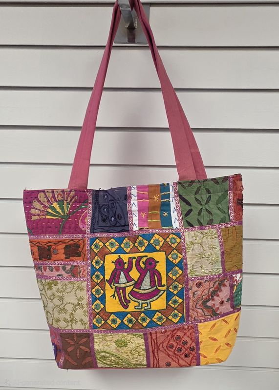 Indian Tote Single Side Embroidery