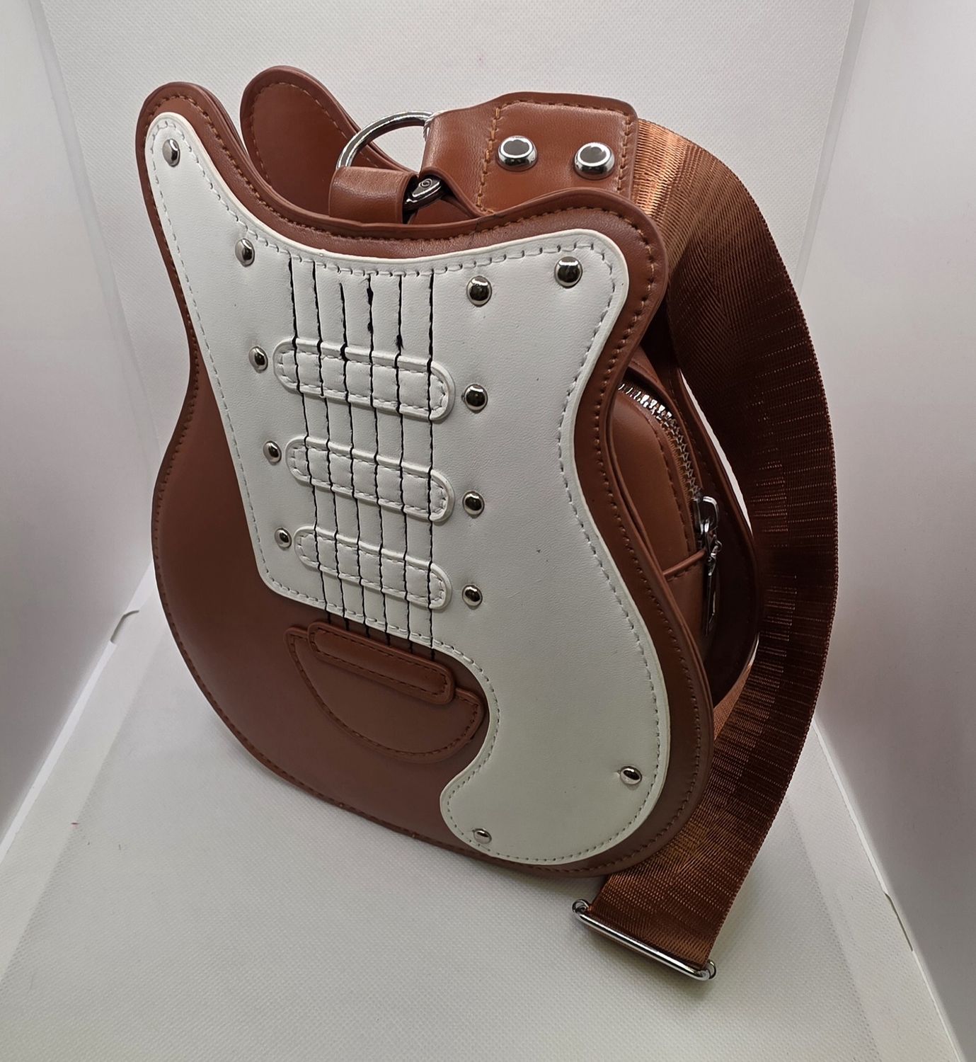 Guitar Shaped Cross-Body Bag