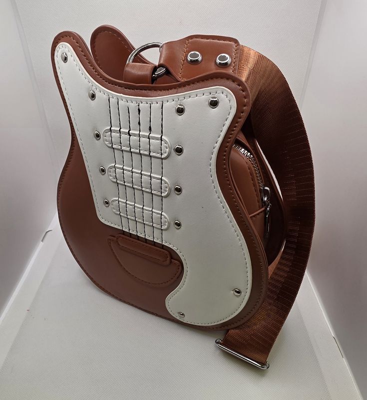 Guitar Shaped Cross-Body Bag