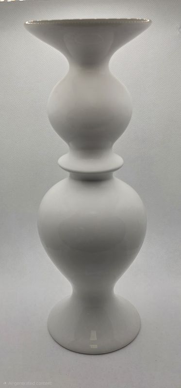 ABB White Candle Holder