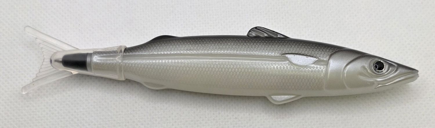 Black &amp; White Fish Ball-Point Pen
