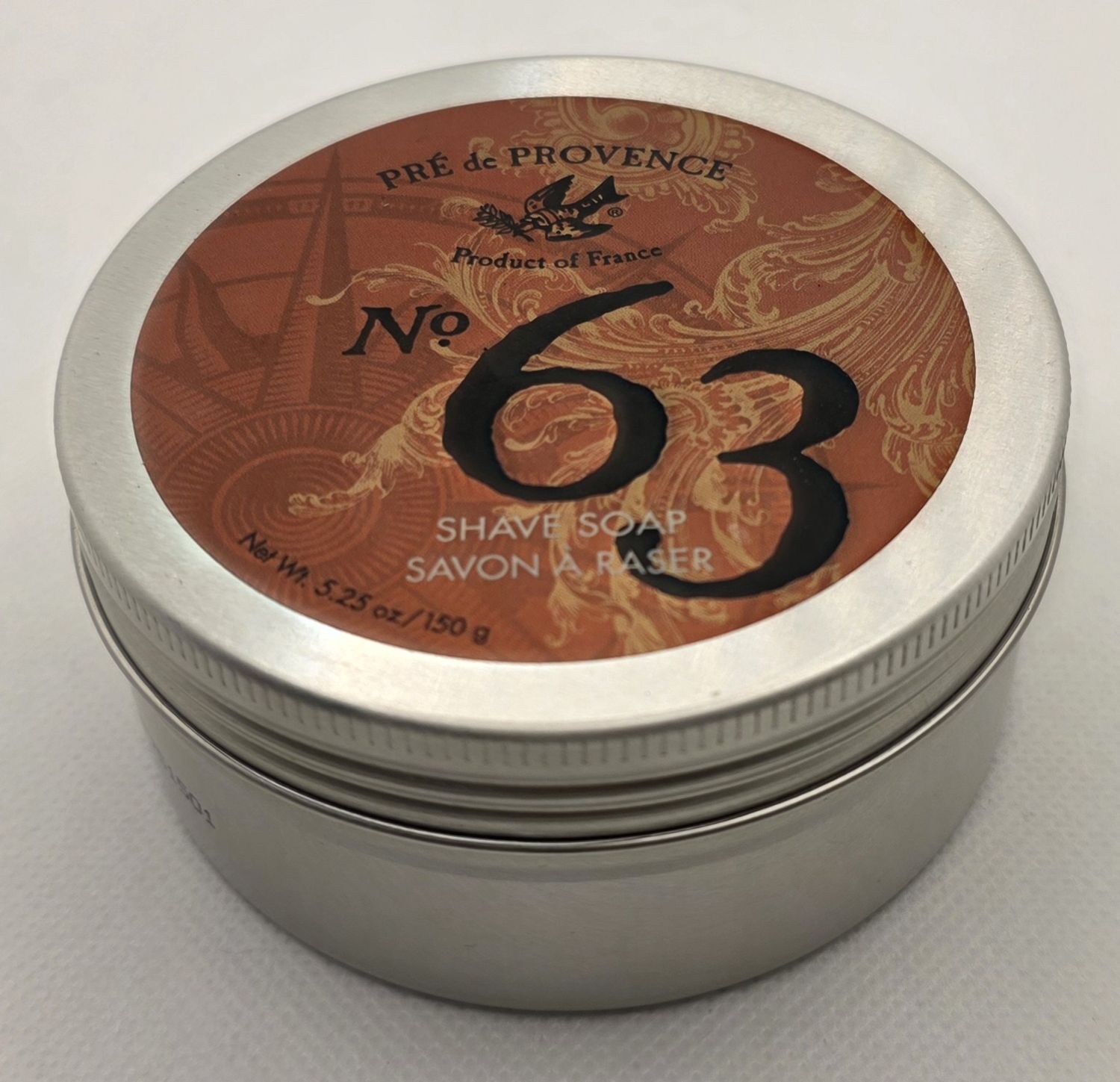 No.63 Shave soap w/t tin 150g