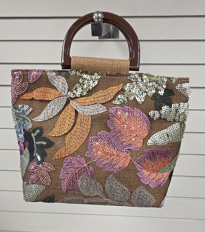 Women's Sequence Embroidered Handbag