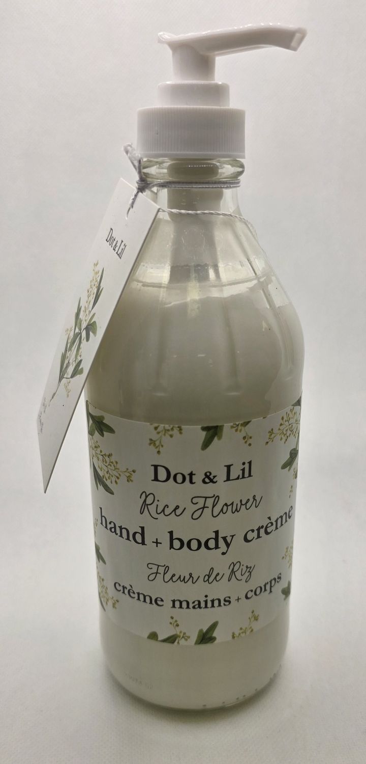 DAL Hand + Body Cream, Scent: Rice Flower