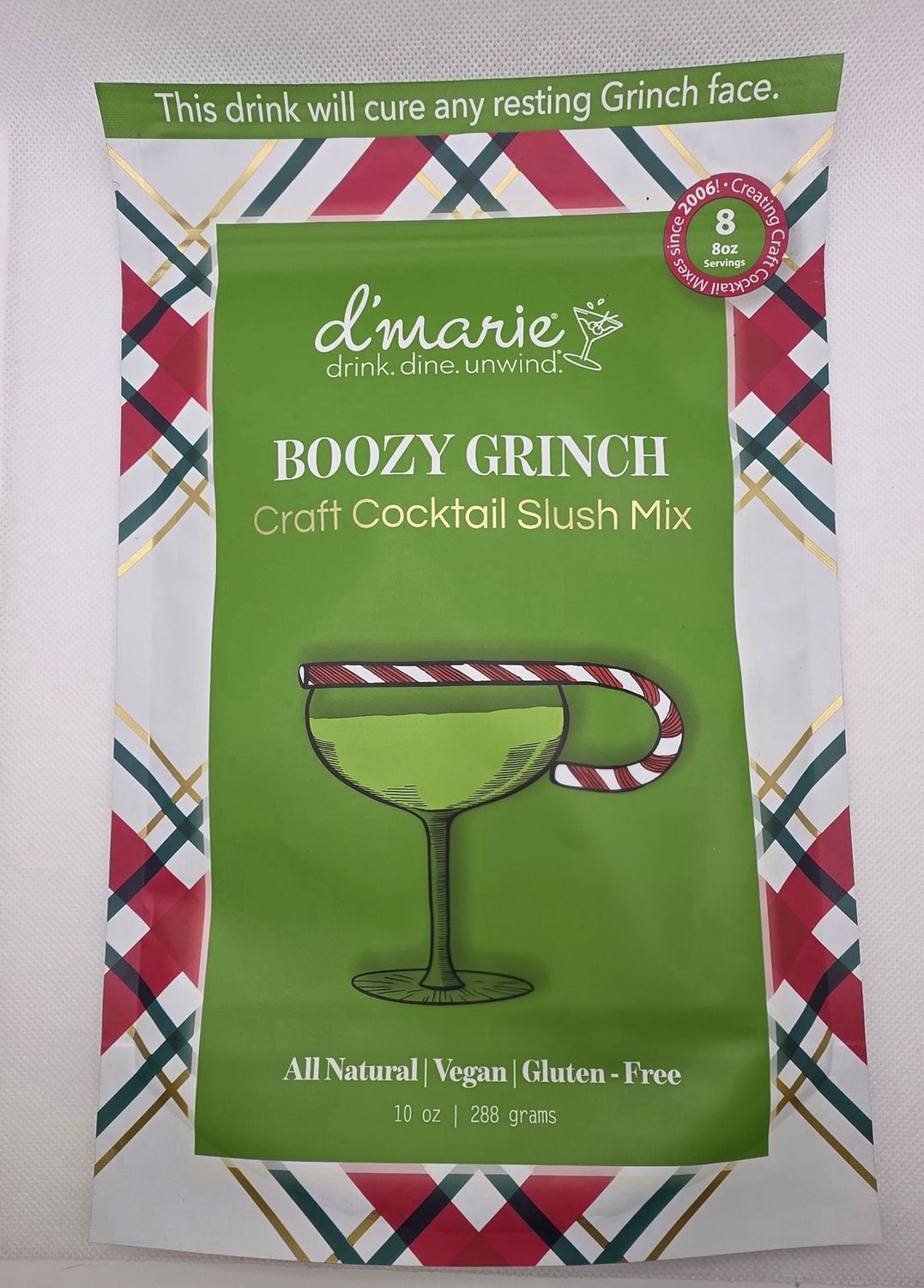 DM CFT Cocktail Slush Mix, Flavour: Boozy Grinch