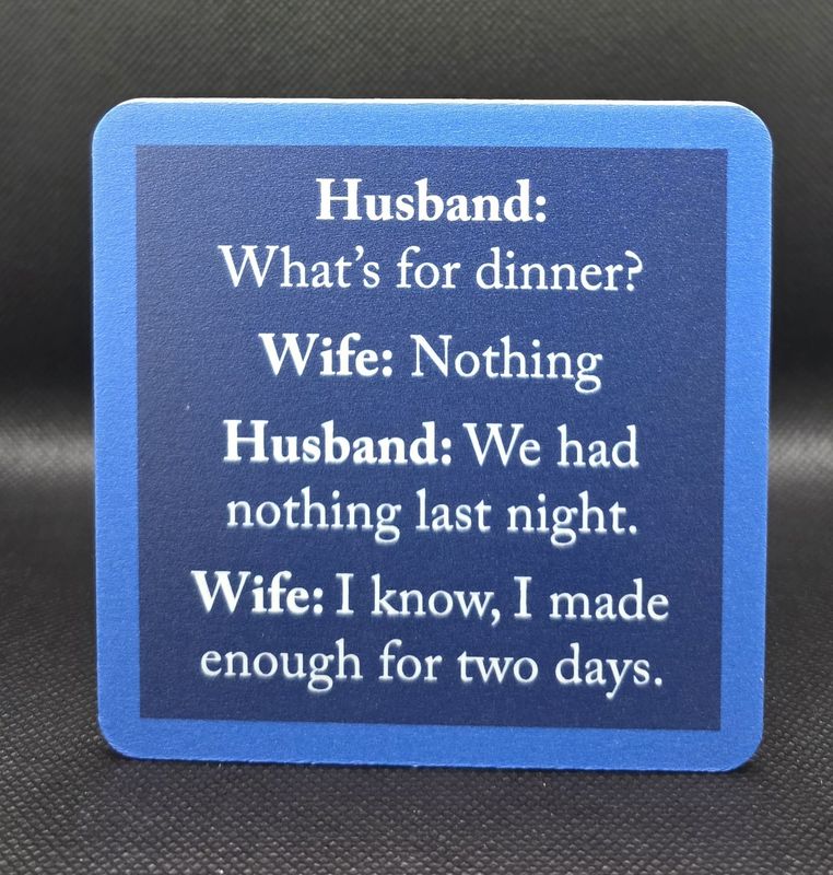 DOM Humour Coaster