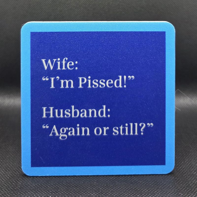 DOM Humour Coaster