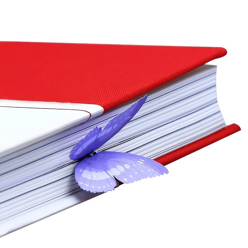 4pc 3D Butterfly Paper Bookmarks