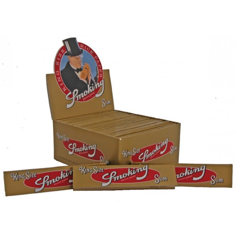 Smoking Gold King Size Slim - 50x