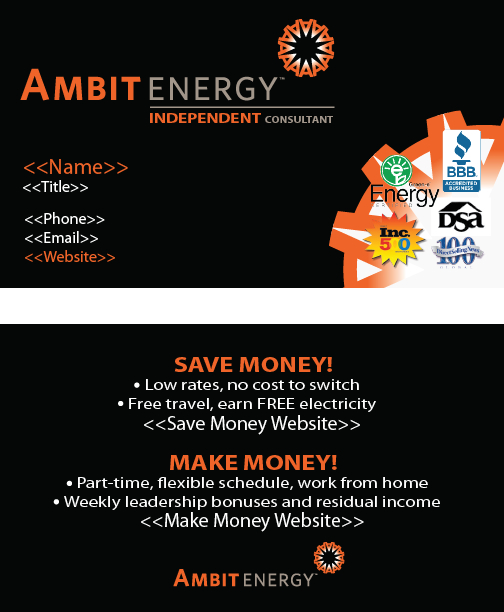 Ambit Energy Business Cards (1,000)