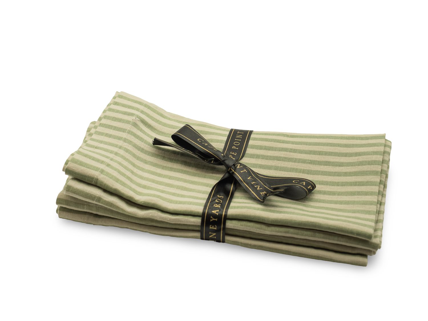 Napkin set of 4 Green Stripe