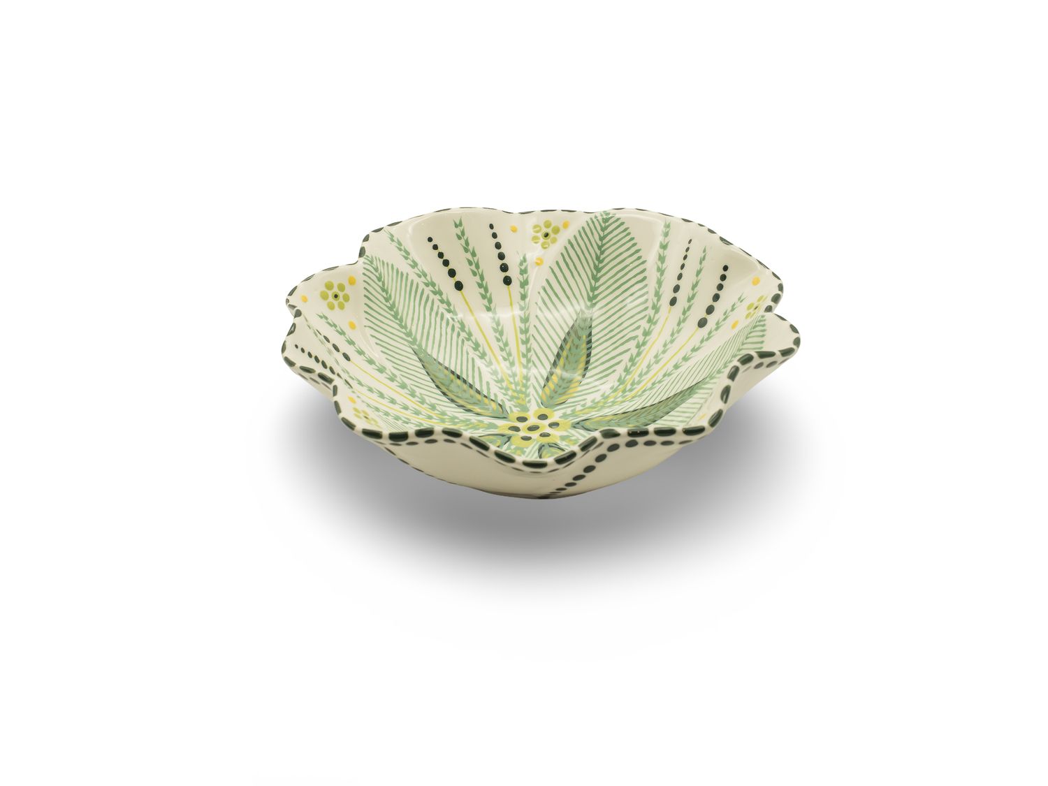 Bowl Poppy Peanut Light green
