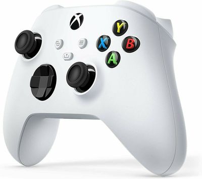 Comando sem fios Microsoft Xbox branco para Xbox e PC