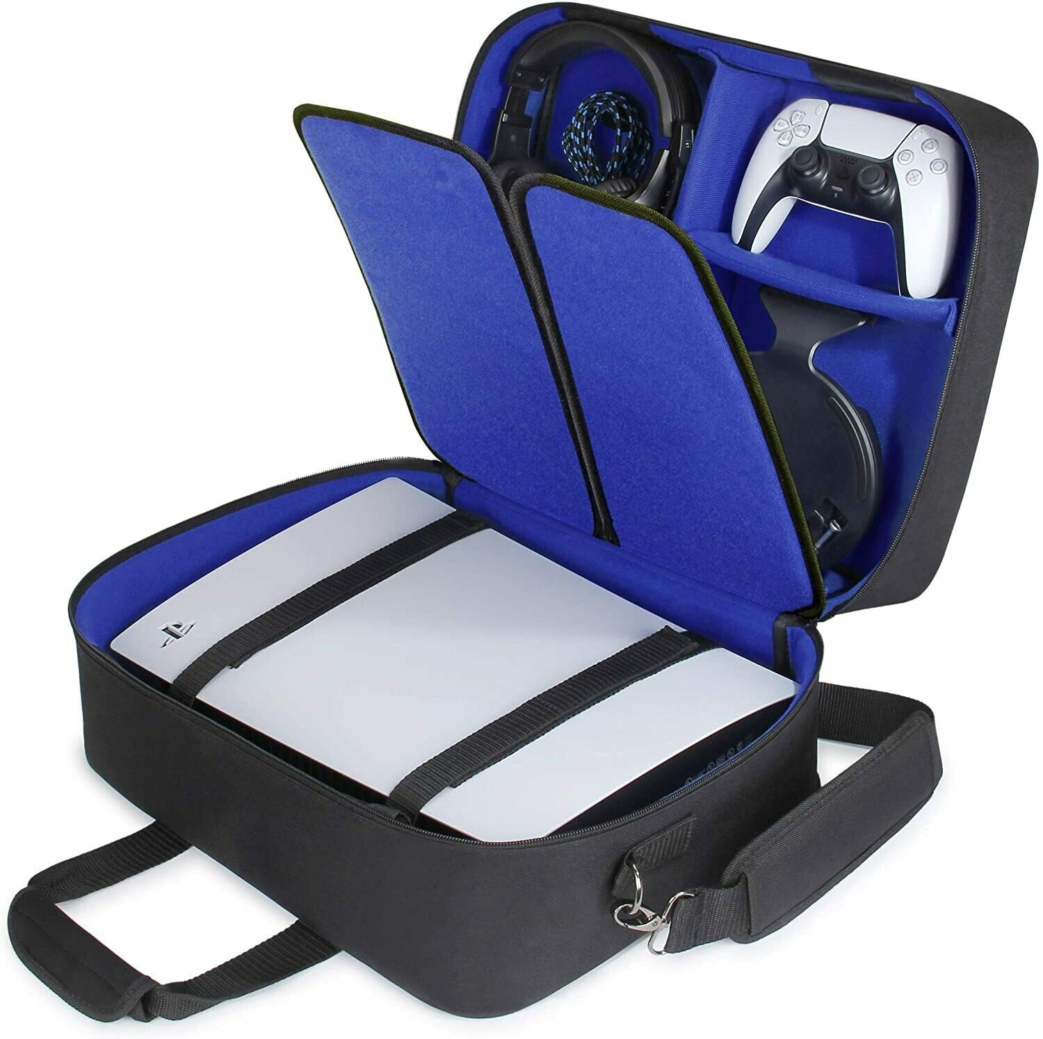 USA GEAR Sacoche de Console de Jeux - NoirBleu