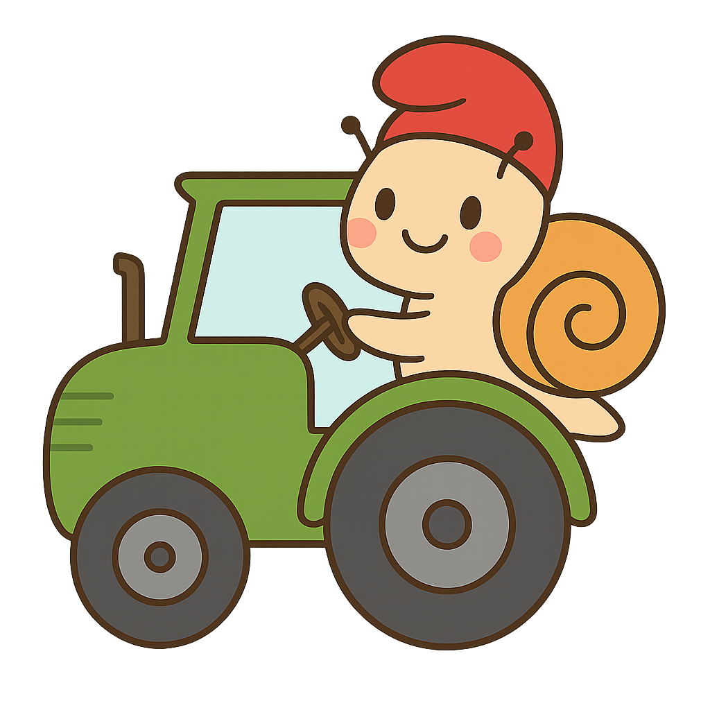 Samarreta cargolí amb  tractor