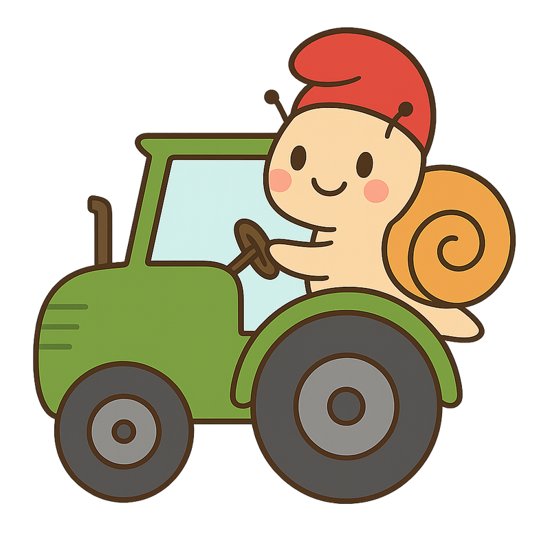 Samarreta cargolí amb  tractor