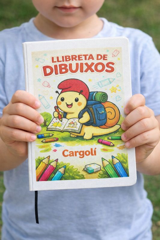 LLIBRETA CARGOLI PER FER DIBUIXOS