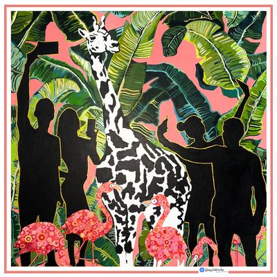 HUMAN NATURE- silk scarf