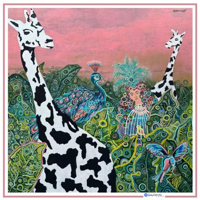 RELATIVE BEAUTY - Silk Scarf