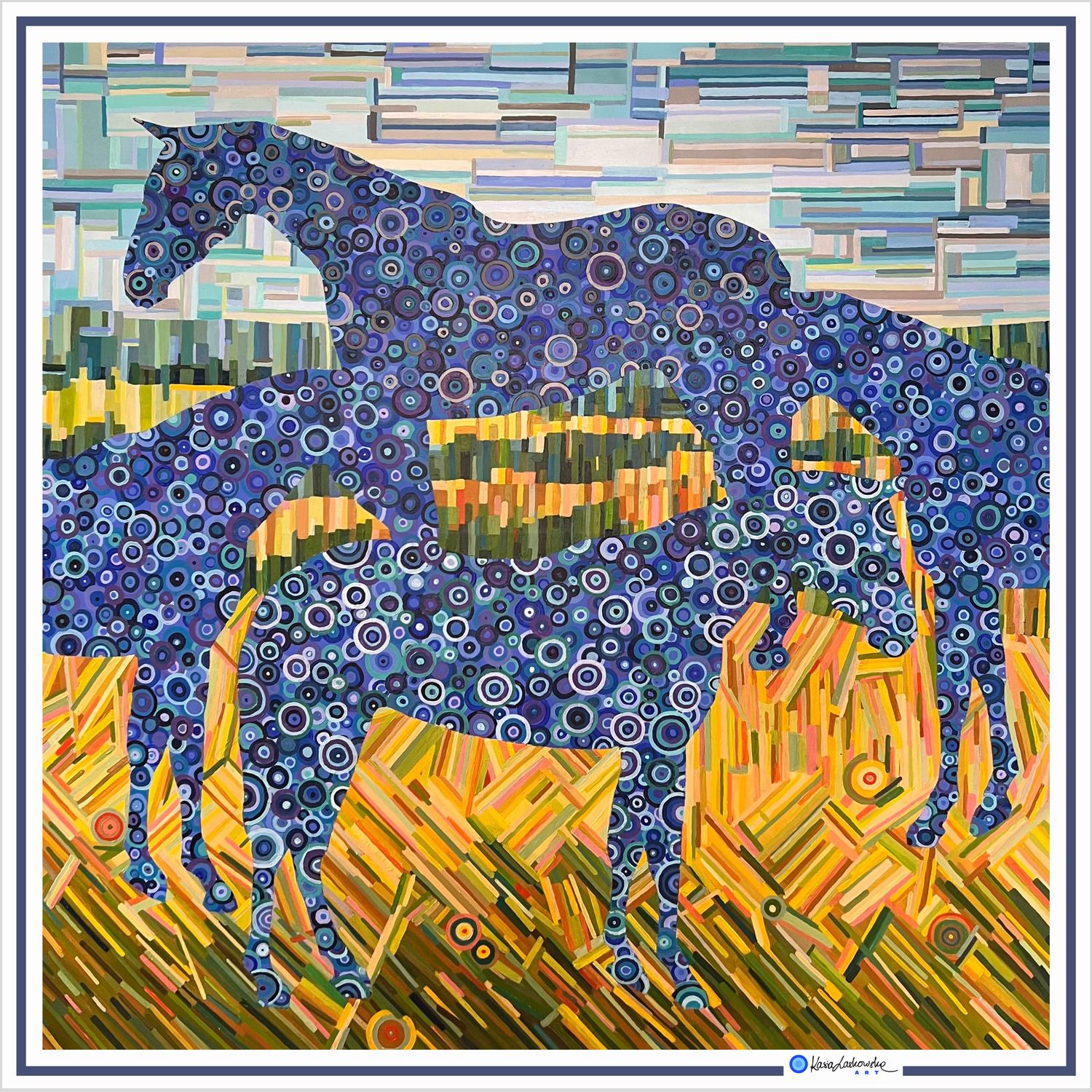 SILK POCKET SQUARE - HERD