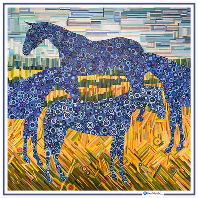 SILK POCKET SQUARE - HERD