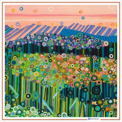 BIESZCZADY - MOUNTAIN VIEW- silk scarf