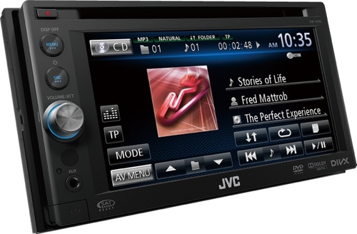 JVC KW-AV50 DVD/CD Player with 6.1&quot; Touch Screen