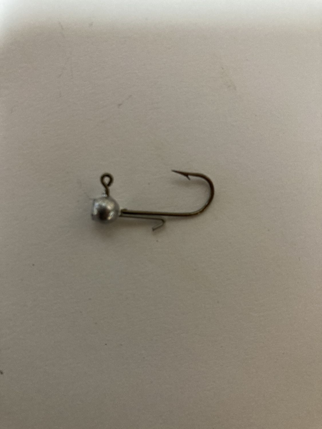 Round Head Jig wire keeper, Hook Size: 6, Hook Style: Round Bend, Weight: 1/32 oz