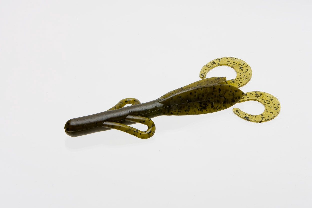 Brush Hog 6", Color: Green Pumpkin