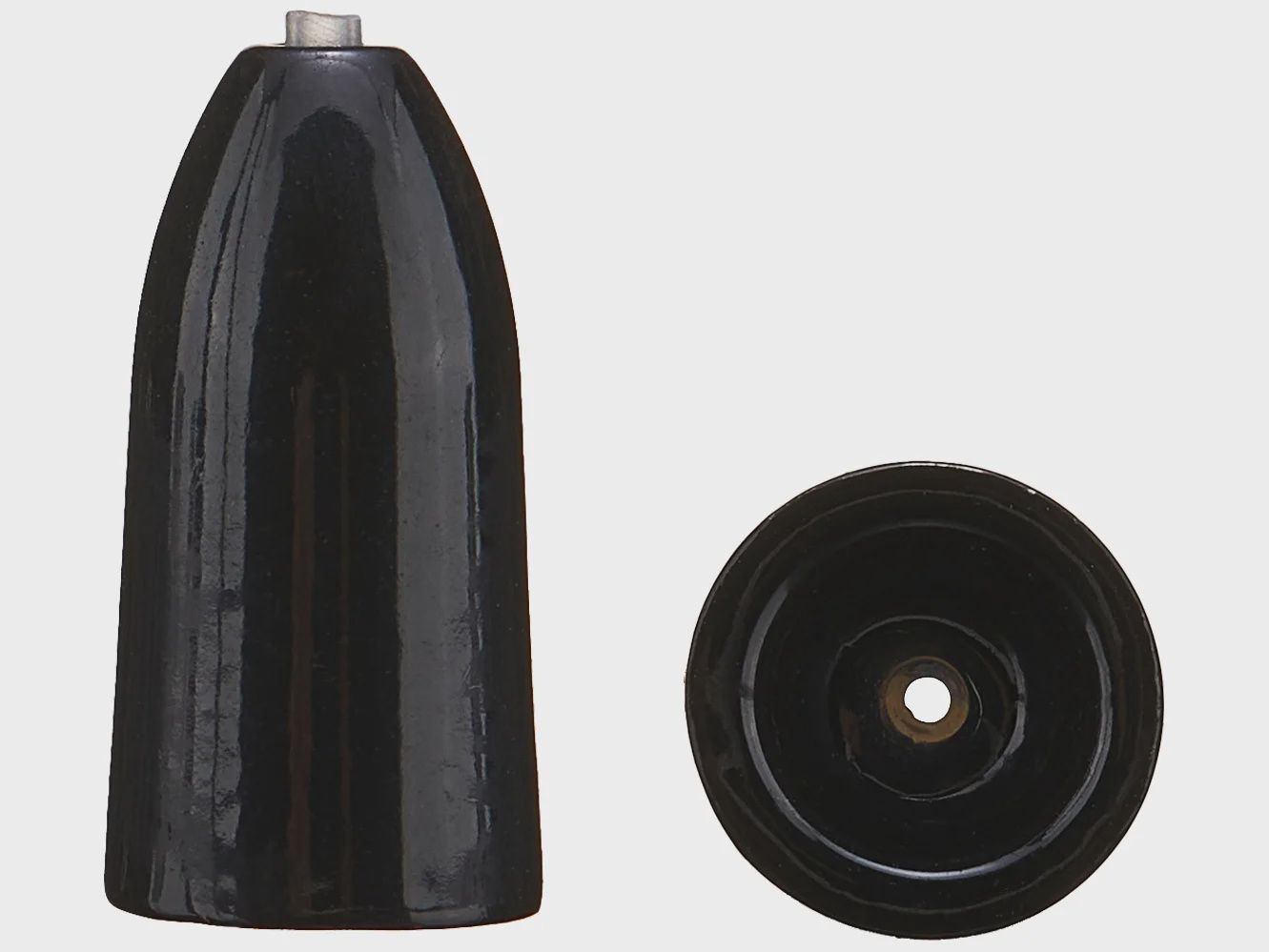 Lazer Tungsten Worm Weight, Color: Black, Weight: 1/4 oz