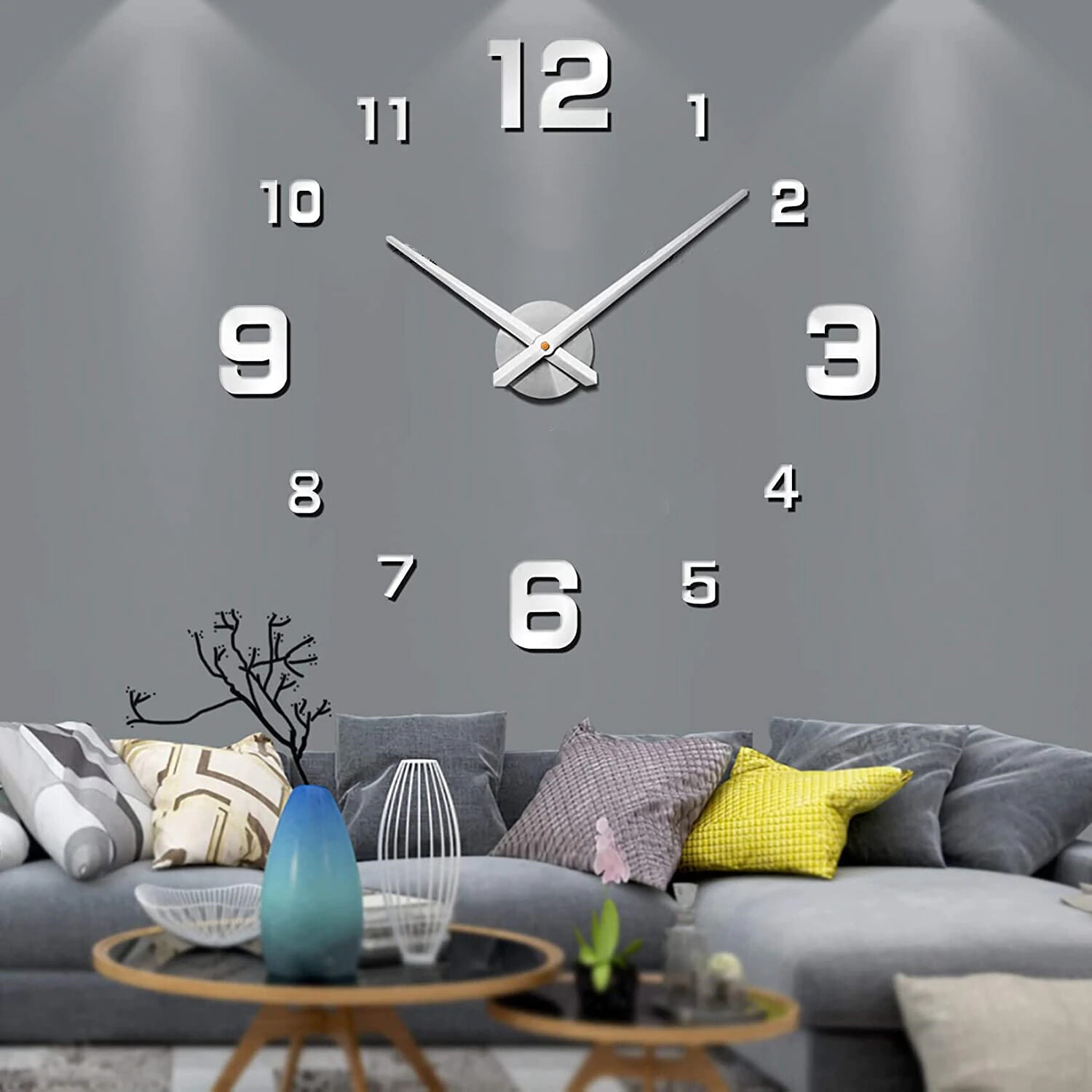 3D Wall Clock 12
