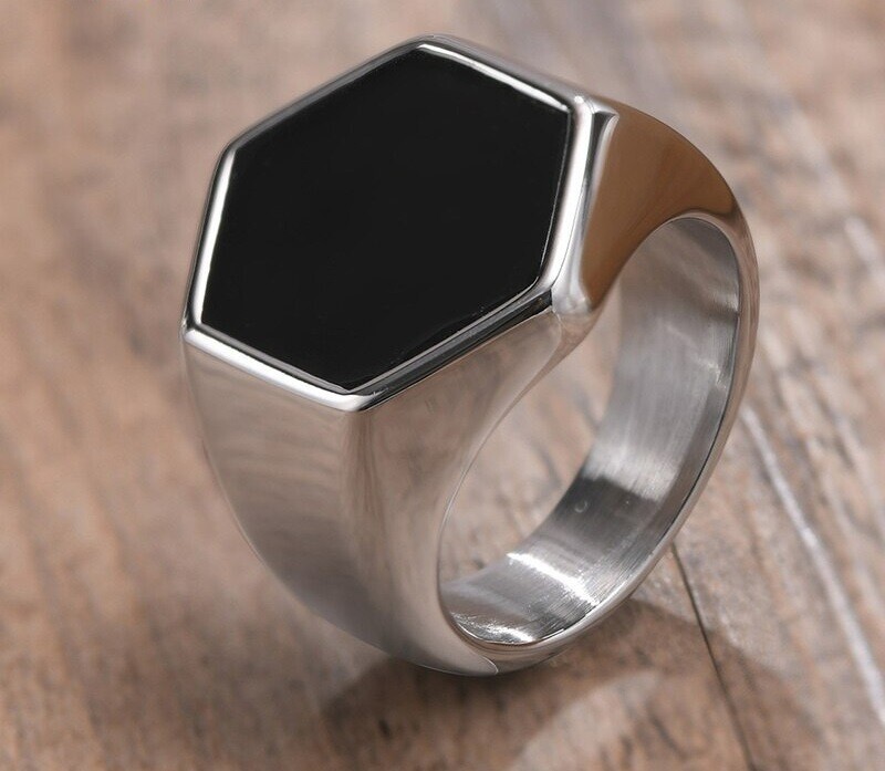 Steel hexagone ring