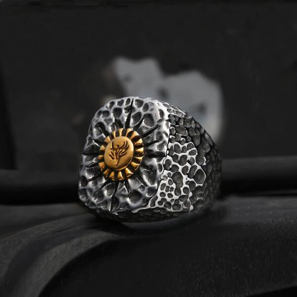 ​Gothic steel ring