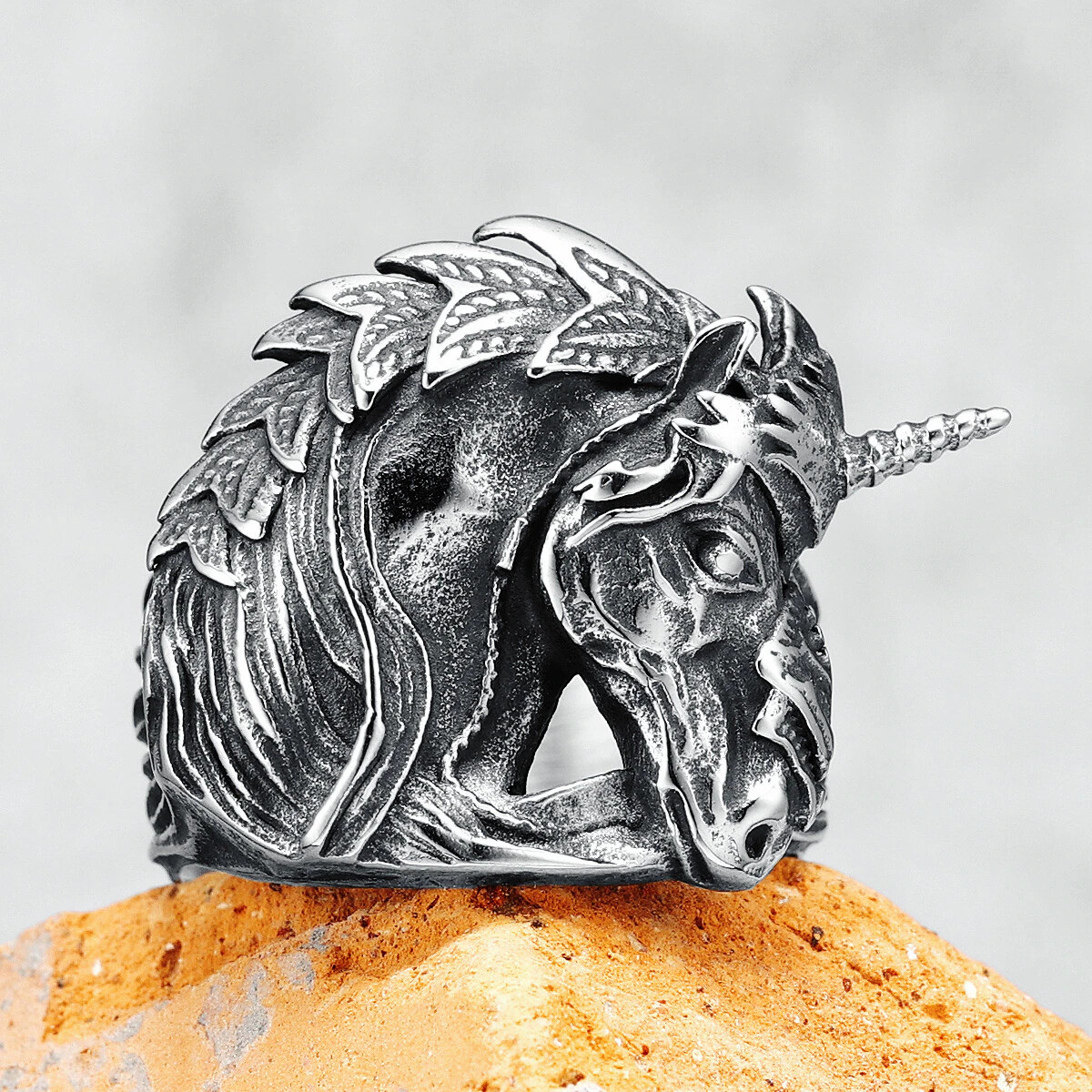 Unicorn Steel Ring