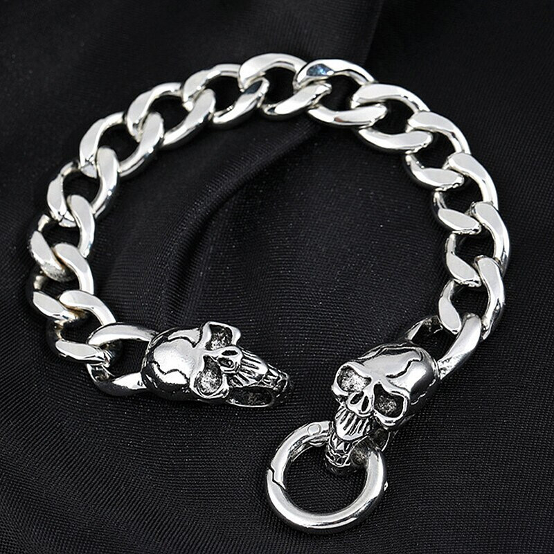 Skull Steel Bracelet