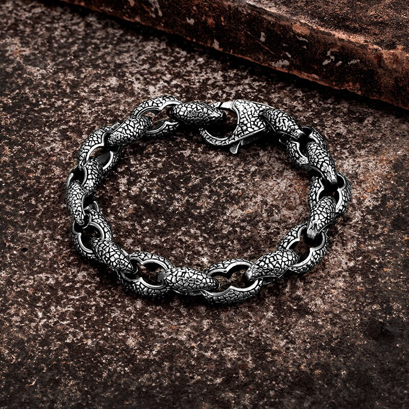 Viking Dragon  Stainless Steel Bracelet