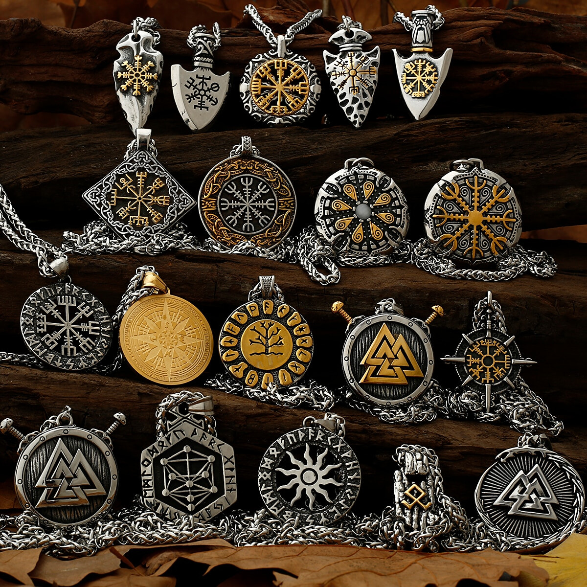​Viking Stainless Steel Amulet Pendant