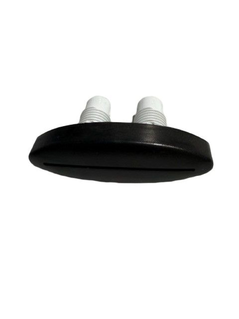 LED 3.5&quot; Cascade Assembly, Black Blade, Clear Manifold