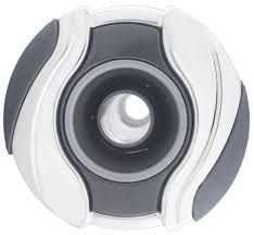 3.25&quot; PL Jet Int Leaf Directional; SS Escutcheon/ Black Flange / Black Leaf Insert / Clear Xylex...